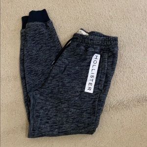 Hollister jogger sweatpants sz XS black heather